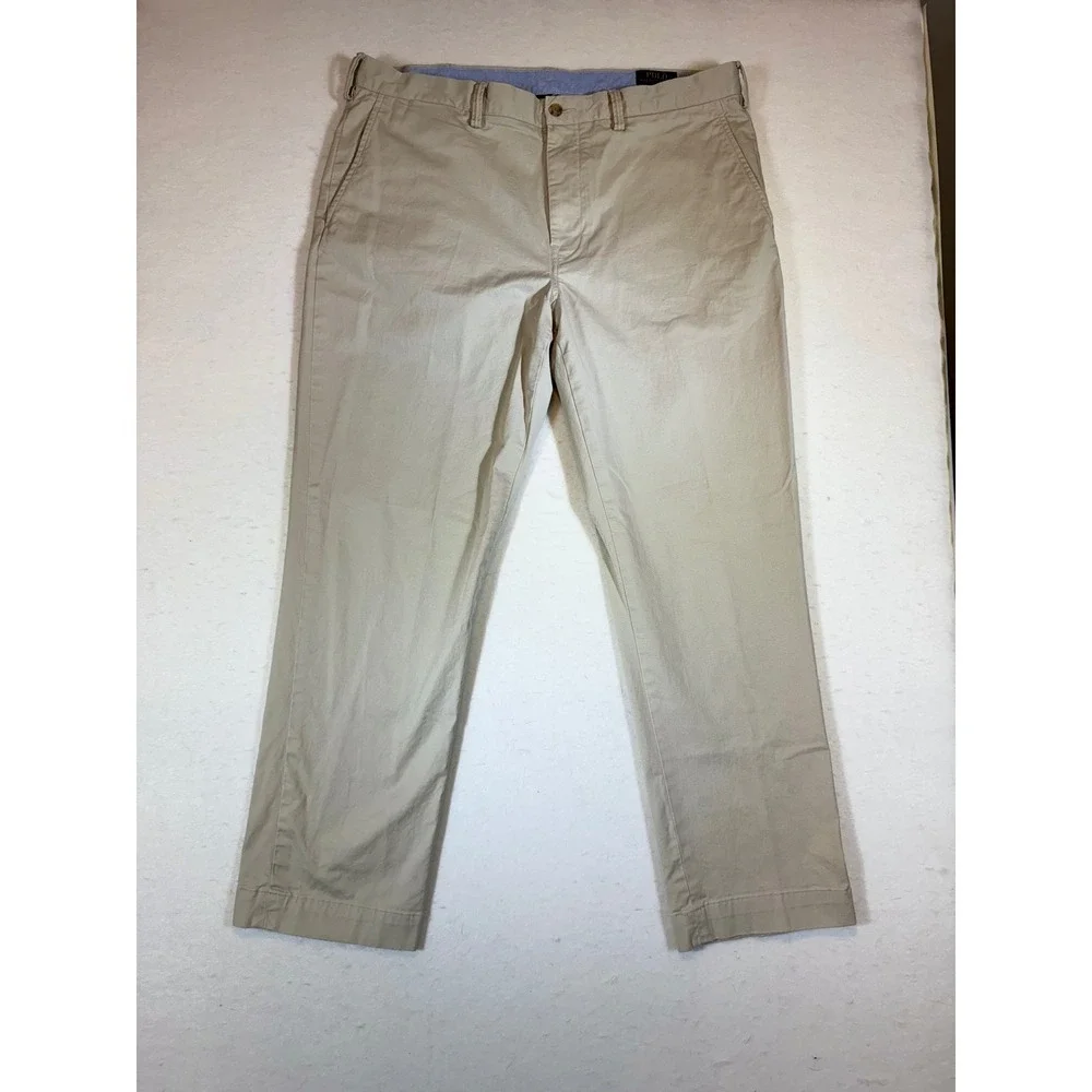 Polo Ralph Lauren The Polo Chino Stretch Straight Fit Mens 38x30 Khaki Pants